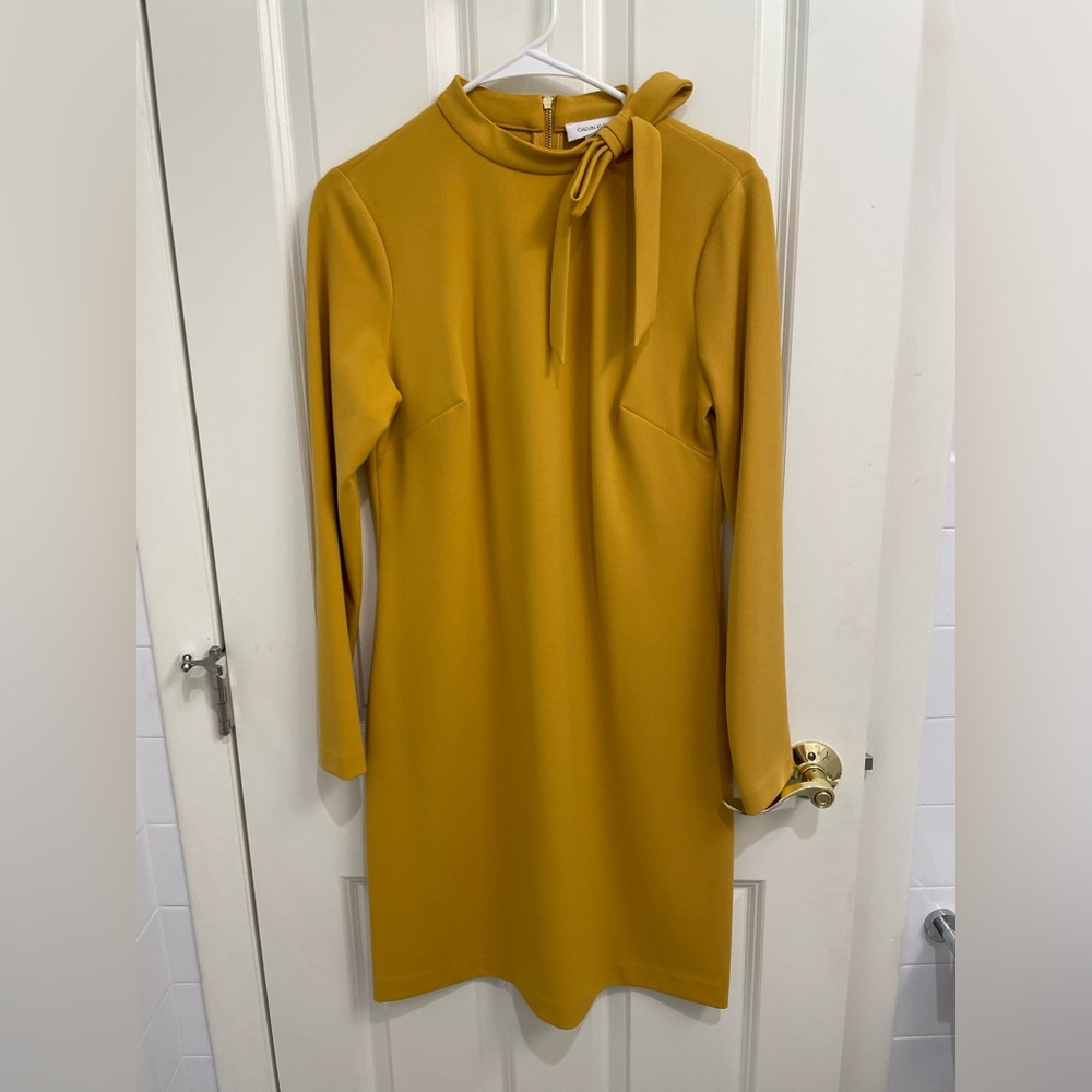 Lovely Mustard Yellow Bodycon Dress